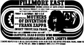08+09/05/1970Fillmore East, New York, NY